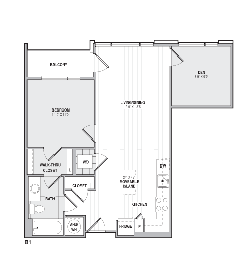 Floor Plan Image of Apartment Apt 340